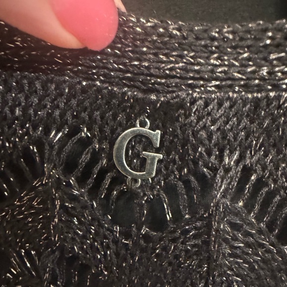 Guess Alina Halter-Neck Sleeveless Crochet MIDI Dress - Picture 11 of 14